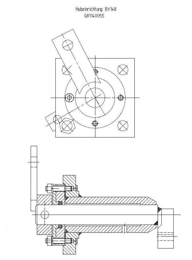 G81140055 BV EBA 148 Hubeinrichtung KZ